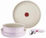 Tefal Set Tefal Ingenio Serenity L830S404 4 Piese Antiaderent Design Compact Pink Clay (L830S404)