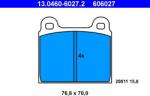 ATE Set placute frana ATE 13.0460-6027.2 (13.0460-6027.2)