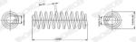 MONROE Arc spiral MONROE SPRINGS SP4727 (SP4727)