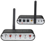  Digitális-analóg audio konverter DAC 5.1 DTS, DD, Dolby, Bluetooth vevő adapter