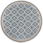 Flair Rugs Covor pentru exterior și interior galben/albastru rotund ø 160 cm Zia Trellis - Flair Rugs Covor