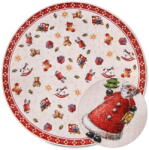 Villeroy & Boch Covor roșu rotund ø 150 cm cu model de Crăciun Red Christmas - Villeroy&Boch Covor