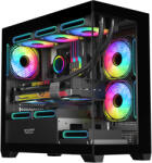 darkFlash DS900M Infinity Mirror + 6 fans