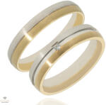 Újvilág Kollekció Fehér arany női karikagyűrű 52-es méret - RA426SF/N/52-DB