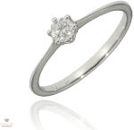 Újvilág Kollekció Fehér arany gyűrű 53-as méret - B41432