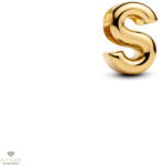 Pandora 14K aranyozott "S" betű charm - 763965C00