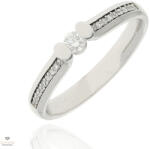 Gyűrű Frank Trautz fehér arany gyűrű 54-es méret - 1-08560-52-0008/54