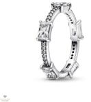 Pandora Csillogó Szögletes Pavé gyűrű 56-os méret - 192397C01-56