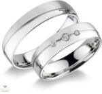 Újvilág Kollekció Fehér arany férfi karikagyűrű 62-es méret - RA522F/62-DB