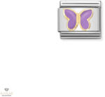 NOMINATION "Lila pillangó" charm - 030285-60