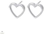 NANA KAY silver trends ezüst szív fülbevaló - ST2436