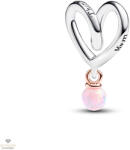Pandora kéttónusú, tekert Anya szív charm - 783242C01