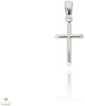Újvilág Kollekció Fehér arany kereszt medál - K0416F