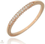 Újvilág Kollekció Rosé arany gyűrű 54-es méret - B49212