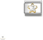 NOMINATION "Fehér csillag" charm - 030614-010
