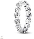 Pandora örökkévalóság szív gyűrű 48-as méret - 193103C01-48