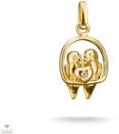 Thomas Sabo Charm Club Connect aranyozott szerelmes afrikai törpepapagáj pár charm medál - CC1240-414-14