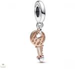 Pandora kulcs mozgó szívvel függő charm - 782510C00