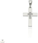Újvilág Kollekció Fehér arany kereszt medál - 09F137-2-TC_KT