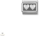 NOMINATION "Dupla szív" charm - 330102-02