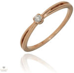 Újvilág Kollekció Rosé arany gyűrű 50-es méret - B45350