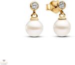 Pandora 14k aranyozott édesvízi tenyésztett gyöngy fülbevaló - 263153C01