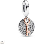 Pandora kéttónusú boldogság kulcsa dupla függő charm - 783236C01
