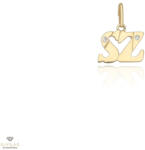 Újvilág Kollekció Arany "SZ" betű medál - FMO30SZ_DB