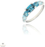 Gyűrű Ponte Vecchio 18 karátos Topáz gyűrű 55-ös méret - CA1760SPW-55