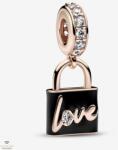 Pandora fekete szerelemlakat függő charm - 782508C01
