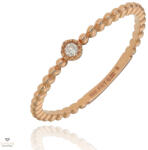 Gyűrű Frank Trautz rosé arany gyűrű 53-as méret - 1-06455-53-0089/53