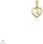 Újvilág Kollekció Arany szív medál - B54583