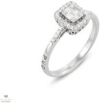 Gyűrű Ponte Vecchio 18 karátos gyémánt gyűrű 53-as méret - CA1510-30BRW-53