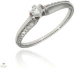 Újvilág Kollekció Fehér arany gyűrű 55-ös méret - B43672