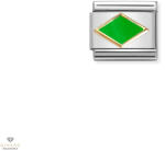 NOMINATION "Zöld rombusz" charm - 030285-51