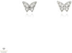 Újvilág Kollekció Fehér arany pillangó gyerek fülbevaló - 02F107-7-TC_KT