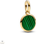 Pandora Me 14k aranyozott zöld gravírozható mini medál charm - 763389C01