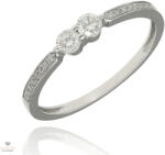 Újvilág Kollekció Fehér arany gyűrű 56-os méret - B34458_3I