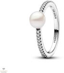 Pandora édesvízi tenyésztett gyöngyös pavé gyűrű 48-as méret - 193158C01-48