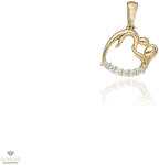 Újvilág Kollekció Arany Ölelő szív medál - 09S139-3-BV_KT