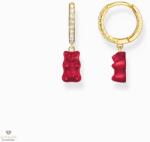 THOMAS SABO x HARIBO fél pár piros gumimaci kristályüveg karika fülbevaló - CR726-414-10