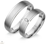 Újvilág Kollekció Fehér arany férfi karikagyűrű 66-os méret - H545F/66-DB
