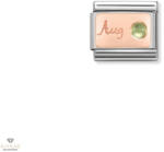NOMINATION "Születéskő Augusztus" charm - 430508-08