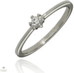 Újvilág Kollekció Fehér arany gyűrű 53-as méret - B43637_3I