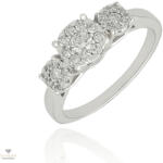 Újvilág Kollekció Fehér arany gyűrű 52-es méret - B51565