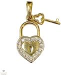 Újvilág Kollekció Arany szív lakat medál - ÖZ-P-440-YW