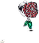 Pandora Szikrázó virágzó rózsa charm - 793201C02