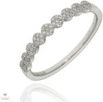 Újvilág Kollekció Fehér arany gyűrű 54-es méret - B19797_3I