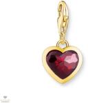 Thomas Sabo Charm Club aranyozott piros szív charm - 2094-414-10