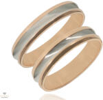 Újvilág Kollekció Rosé arany női karikagyűrű 56-os méret - M1141VFV/N/56-DB